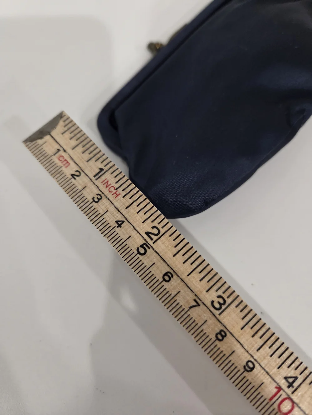 Vintage Satin Navy Kiss-Lock Coin Purse